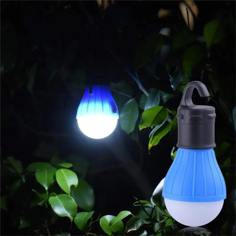 Portable LED Camping Lantern Battery Operated Tent Lamp Waterproof Emergency Lantern Light Bulb Light For Hiking Fishing Outdoor