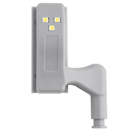 10pcs LED Inner Hinge Lamp Under Cabinet Lights Universal Wardrobe Cupboard Sensor Lights for Bedroom Kitchen Closet Night Lamp