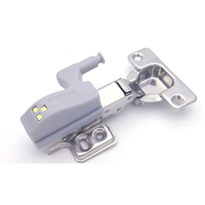 10pcs LED Inner Hinge Lamp Under Cabinet Lights Universal Wardrobe Cupboard Sensor Lights for Bedroom Kitchen Closet Night Lamp