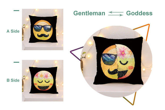 FACE CHANGING EMOJI PILLOWS Lilley s Treasures